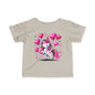 Pink & Black Love Unicorn Infant Soft T-Shirt