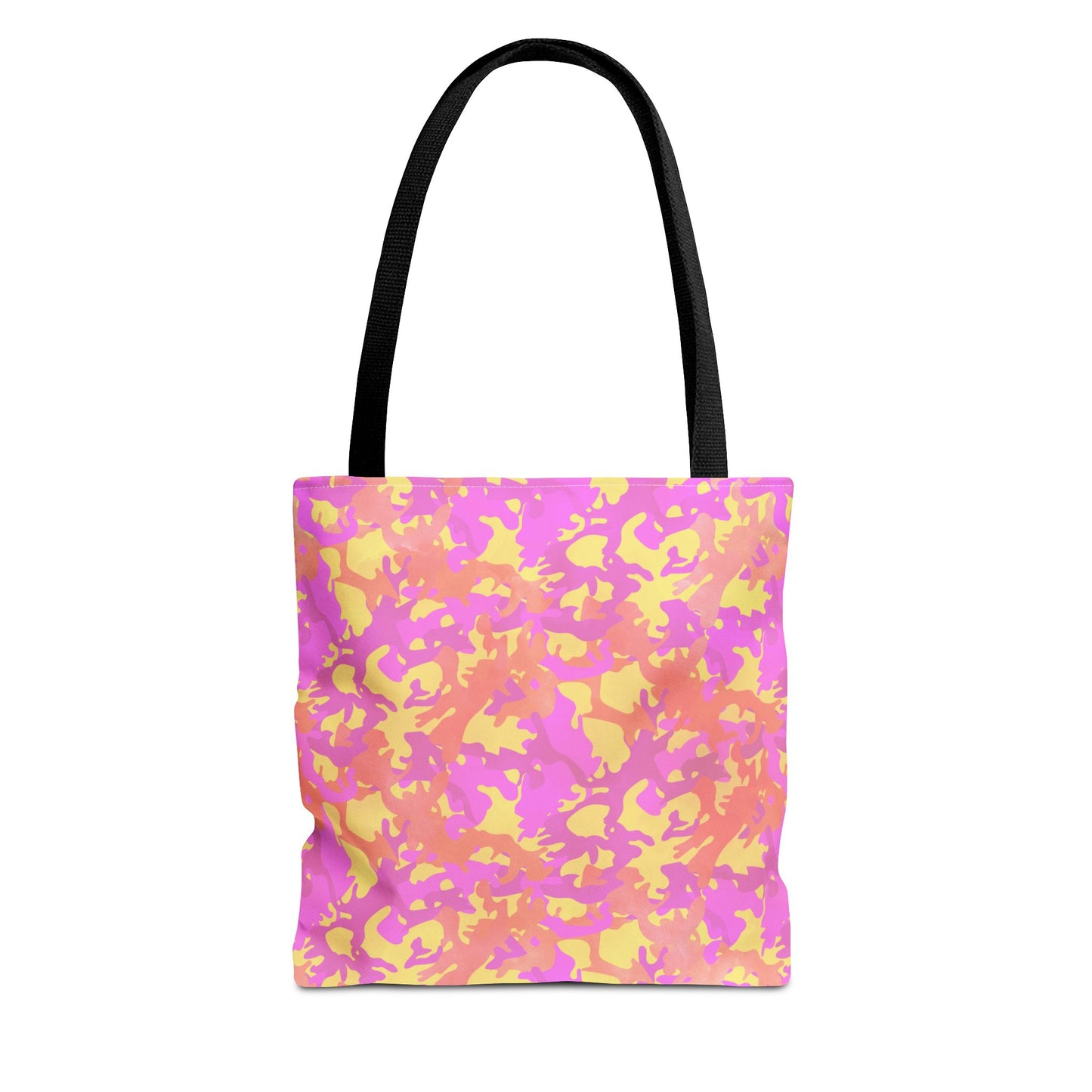Sunset Sorbet Camo Canvas Tote Bag
