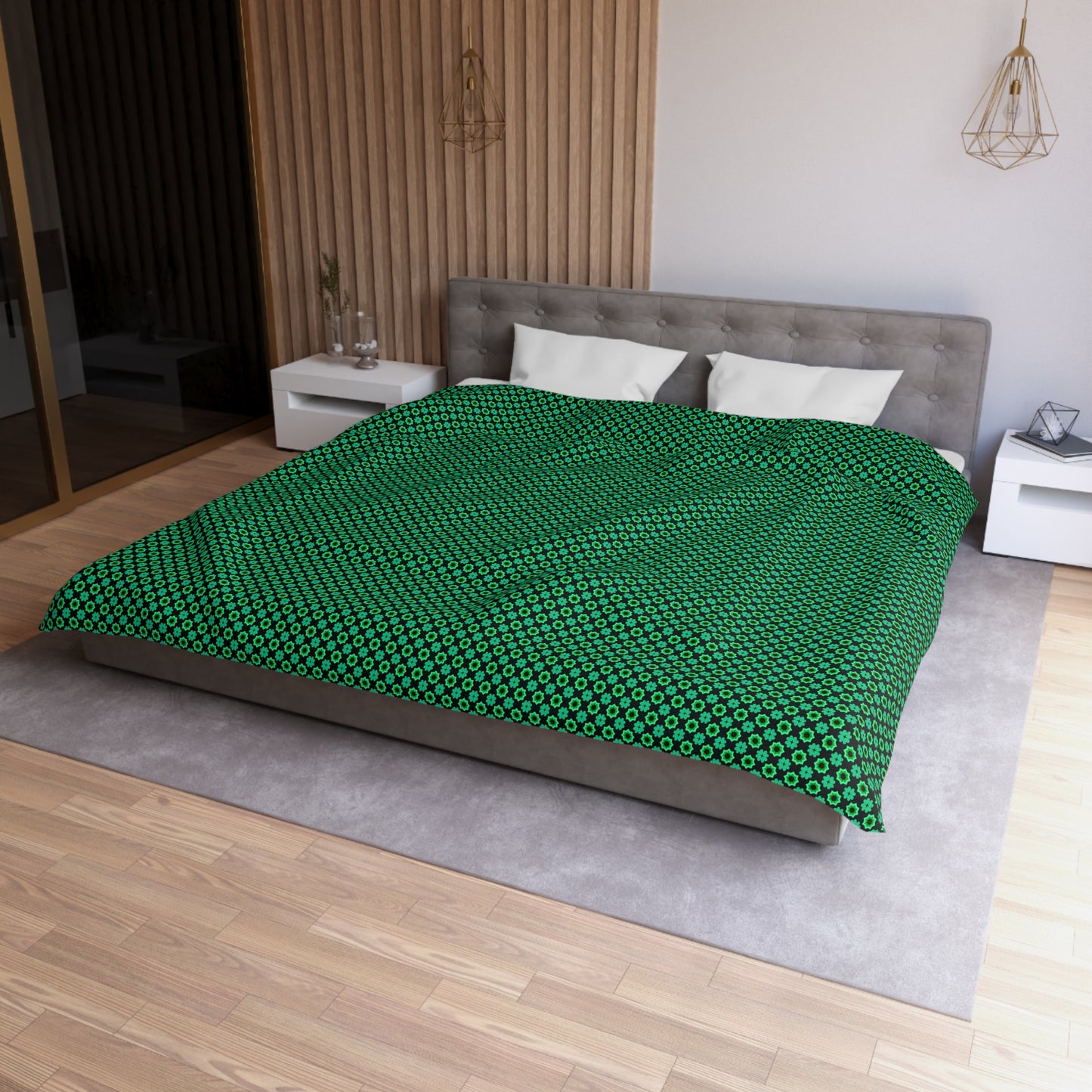 Clover Bloom Burst Duvet Bedding Set