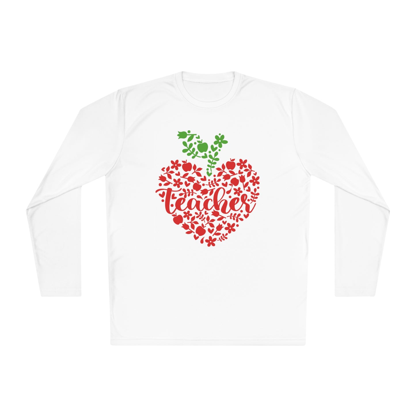 Teacher Heart 1 Adult Long Sleeve Tee