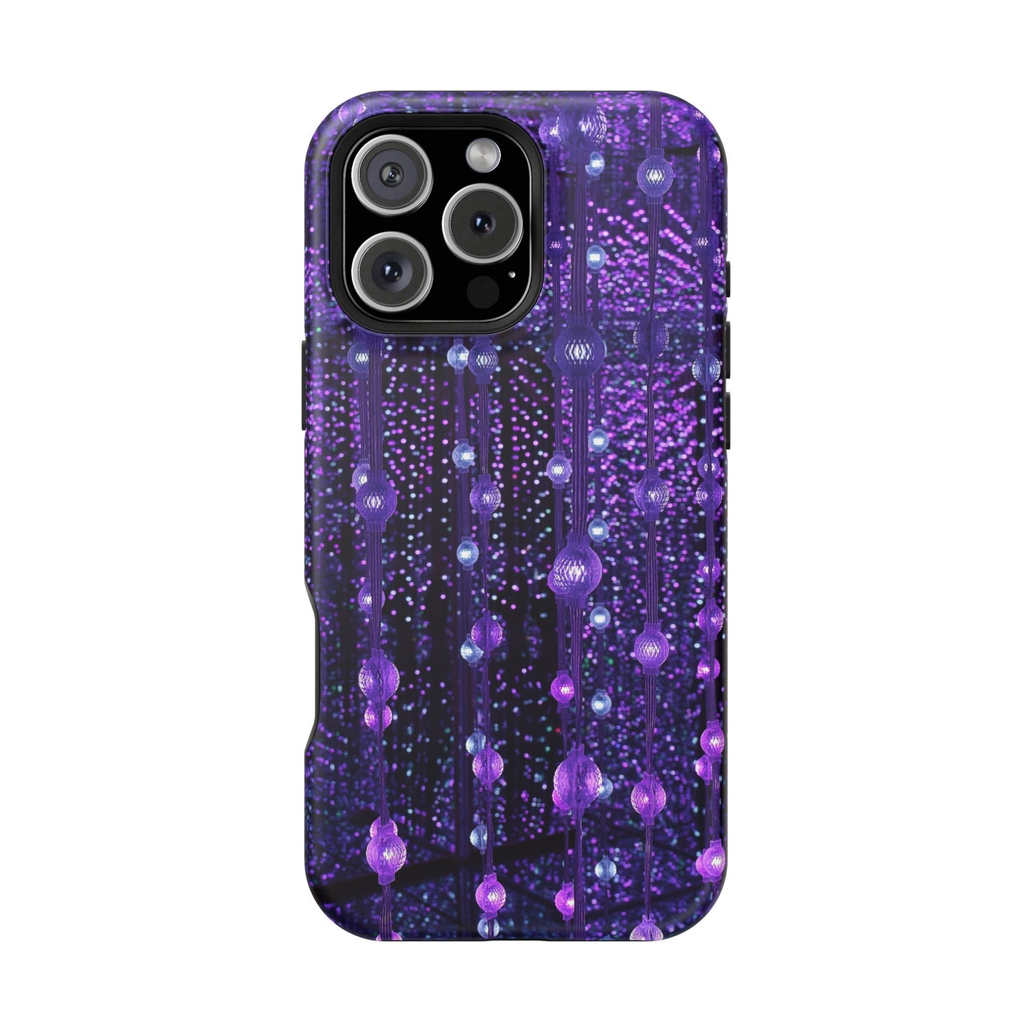 Purple Raindrops MagSafe® Compatible Tough Case for iPhone