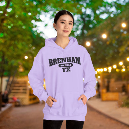 Brenham Tx Est. 1844 Adult Heavy Blend™ Hoodie