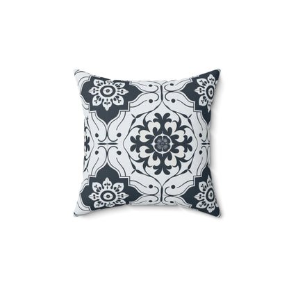 Lisbon Noir Throw Pillow