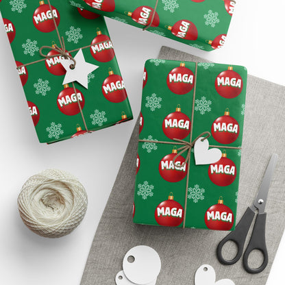 MAGA Green Wrapping Paper