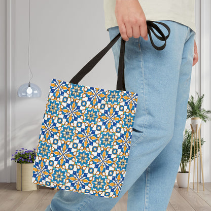 Talavera Sunburst Canvas Tote Bag