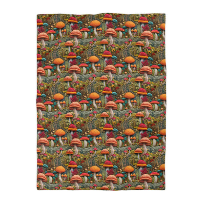 Enchanted Caps Microfiber Duvet Cover