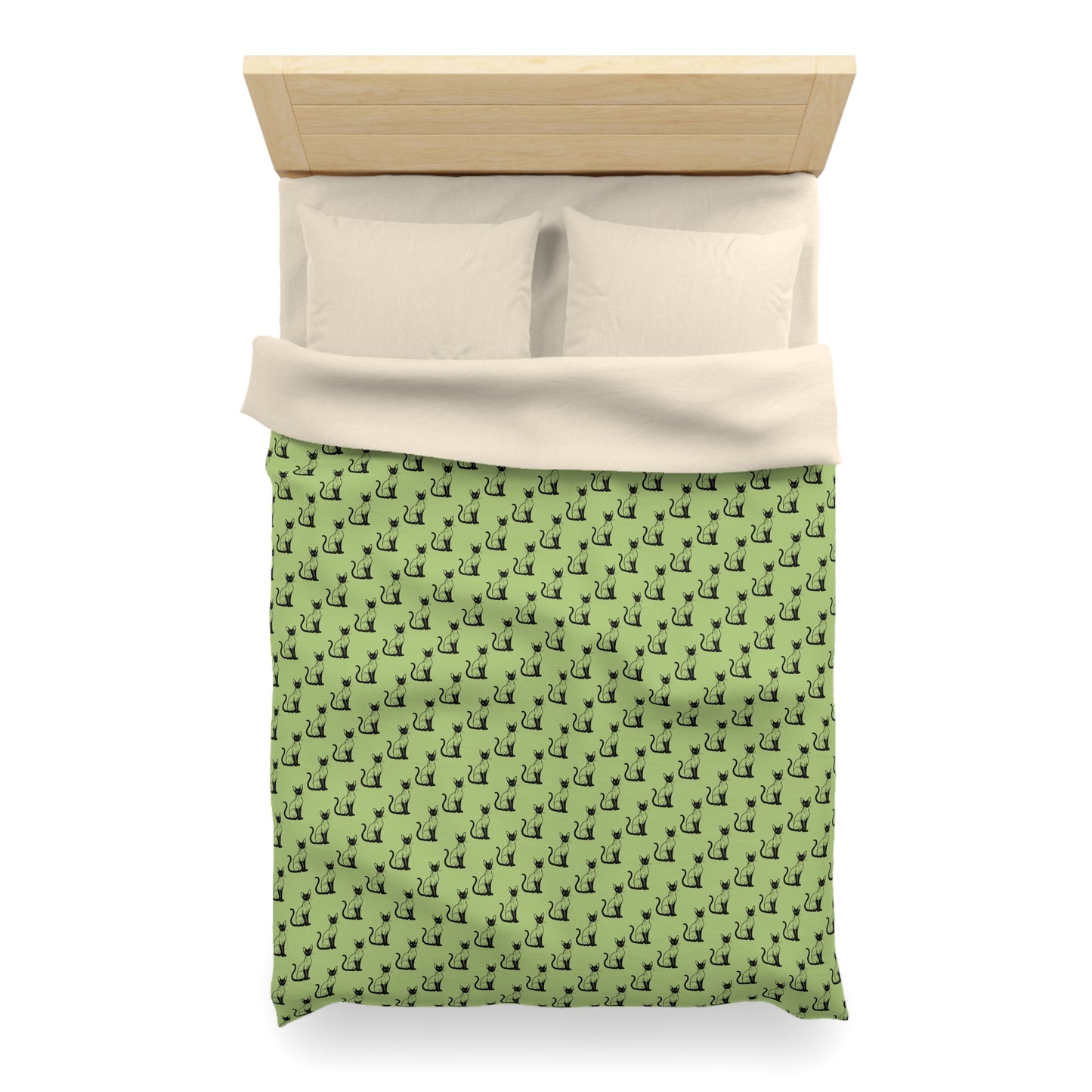 Siamese Charm – Sage Garden Microfiber Duvet Cover