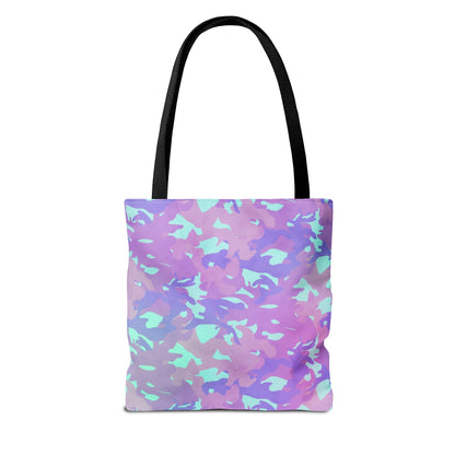 Lavender Mist Camo Canvas Tote Bag