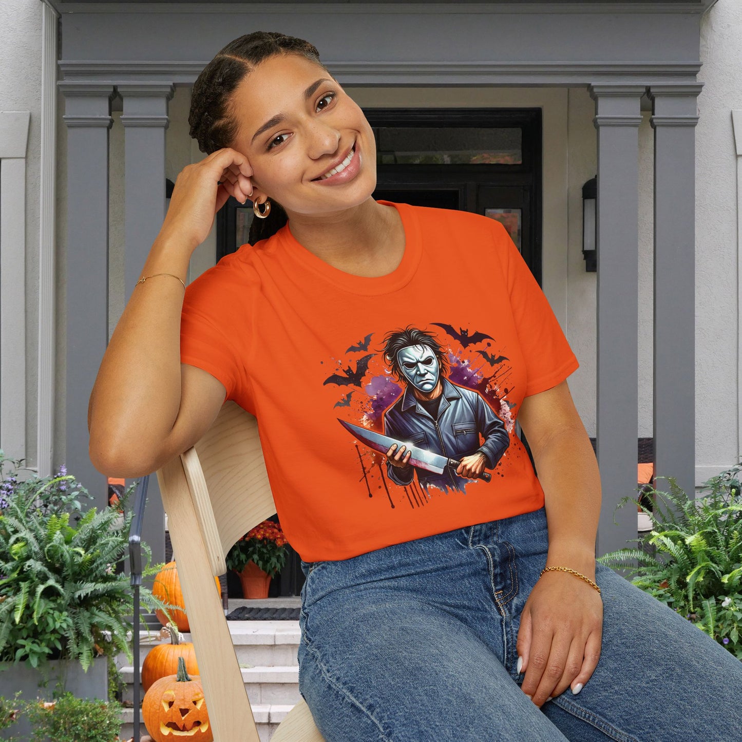 Halloween Slasher Adult T-shirt