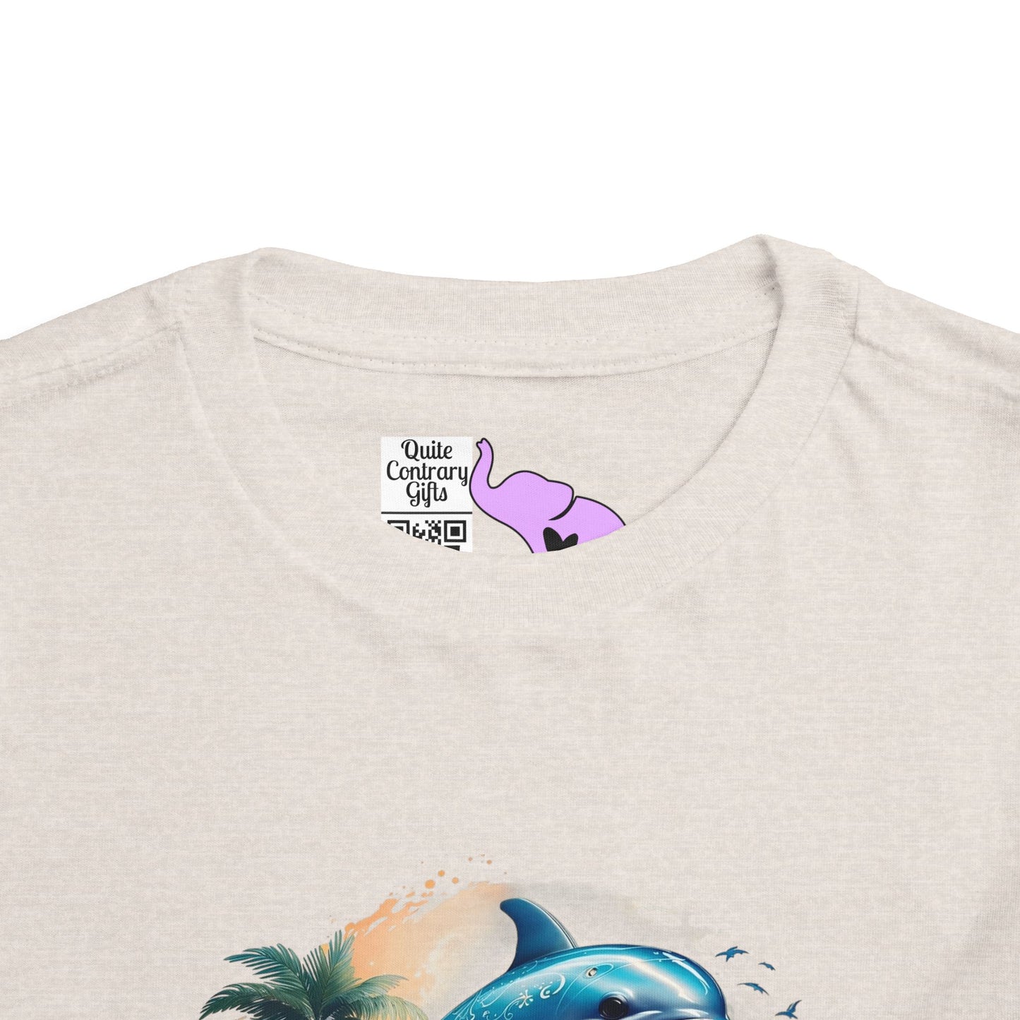 Tropical Dolphin Toddler Tee