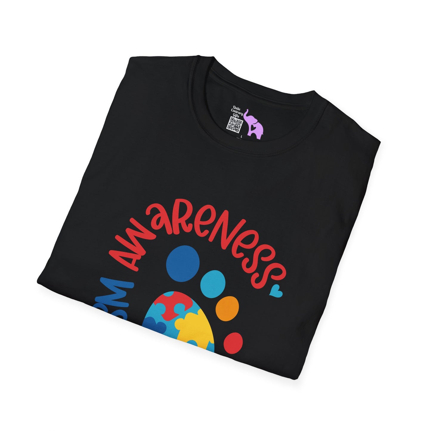 Autism Awarness (Footprint) Adult T-shirt