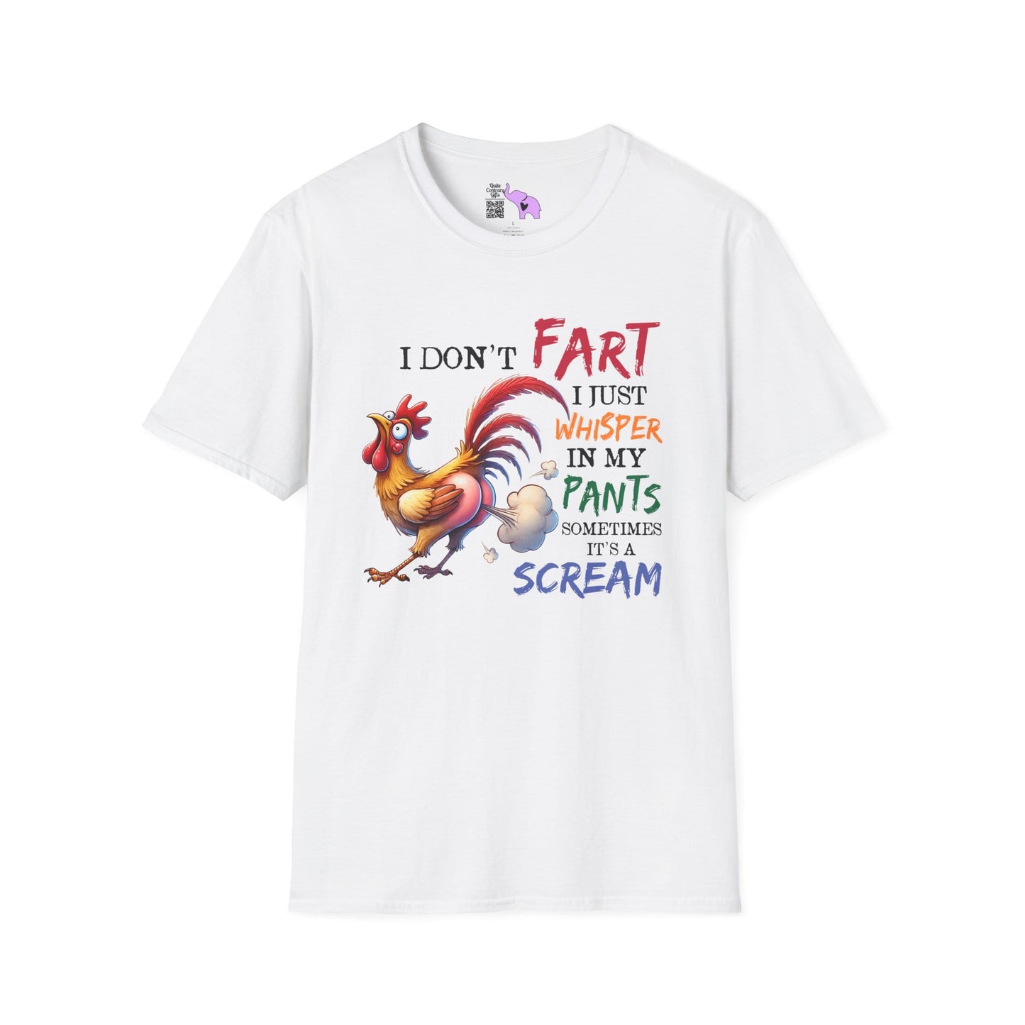 I Don't Fart I Just Whisper in my Pants... Adult T-shirt