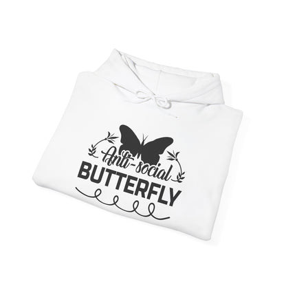 AntiSocial Butterfly Heavy Blend™ Hooded Sweatshirt