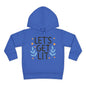 Hanukkah Let's Get Lit Toddler Pullover Fleece Hoodie