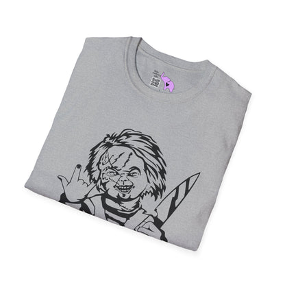 Chucky Rock or Die Adult T-shirt