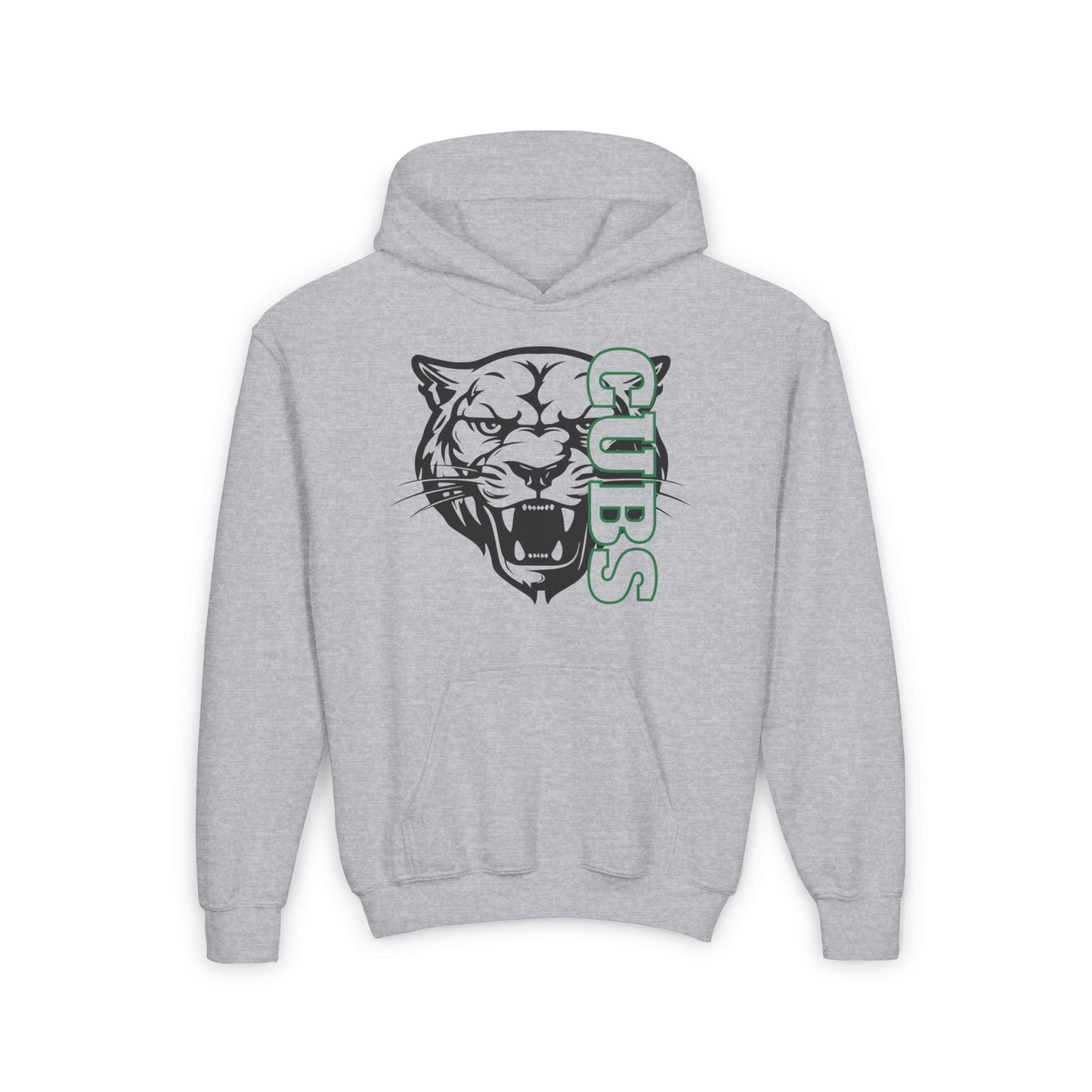Brenham Cubs Mascot Youth Heavy Blend Hoodie