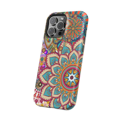 Colorful Mandala MagSafe® Compatible Tough Case for iPhone