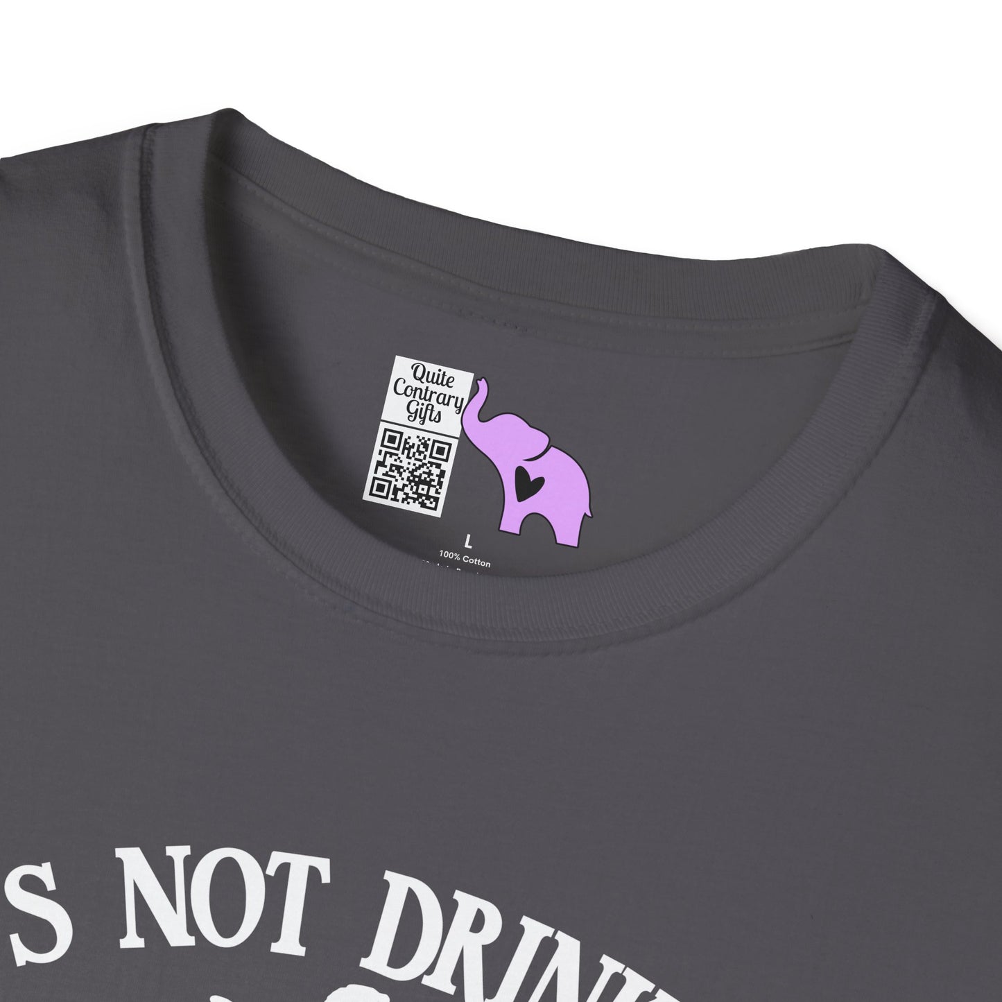 It's Not Drinking Alone If Your Dog Is Home Adult T-shirt