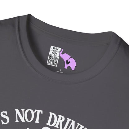 It's Not Drinking Alone If Your Dog Is Home Adult T-shirt