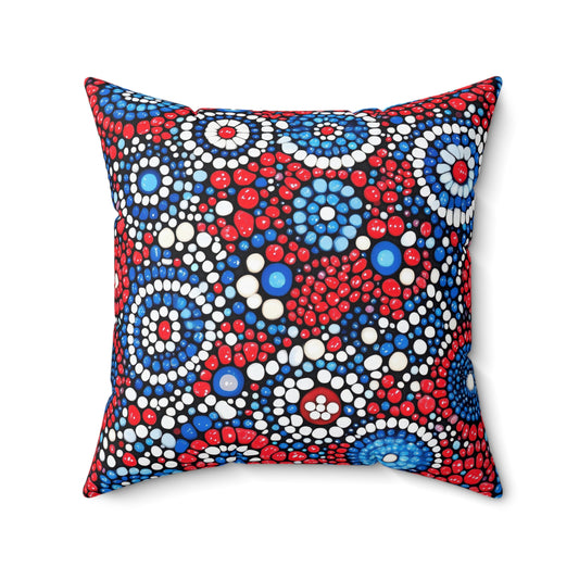 Patriot Pulse Throw Pillow