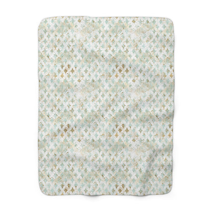 Faded Correspondence Fleece Blanket