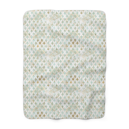 Faded Correspondence Fleece Blanket
