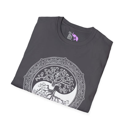 Tree of Life Yin Yang 1 Adult T-shirt