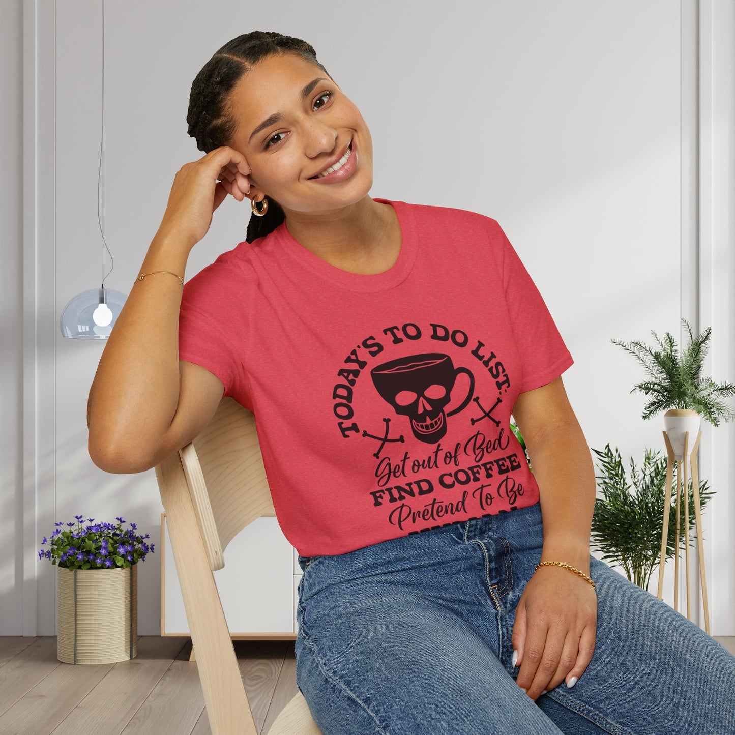 Today's To Do List... Adult T-shirt