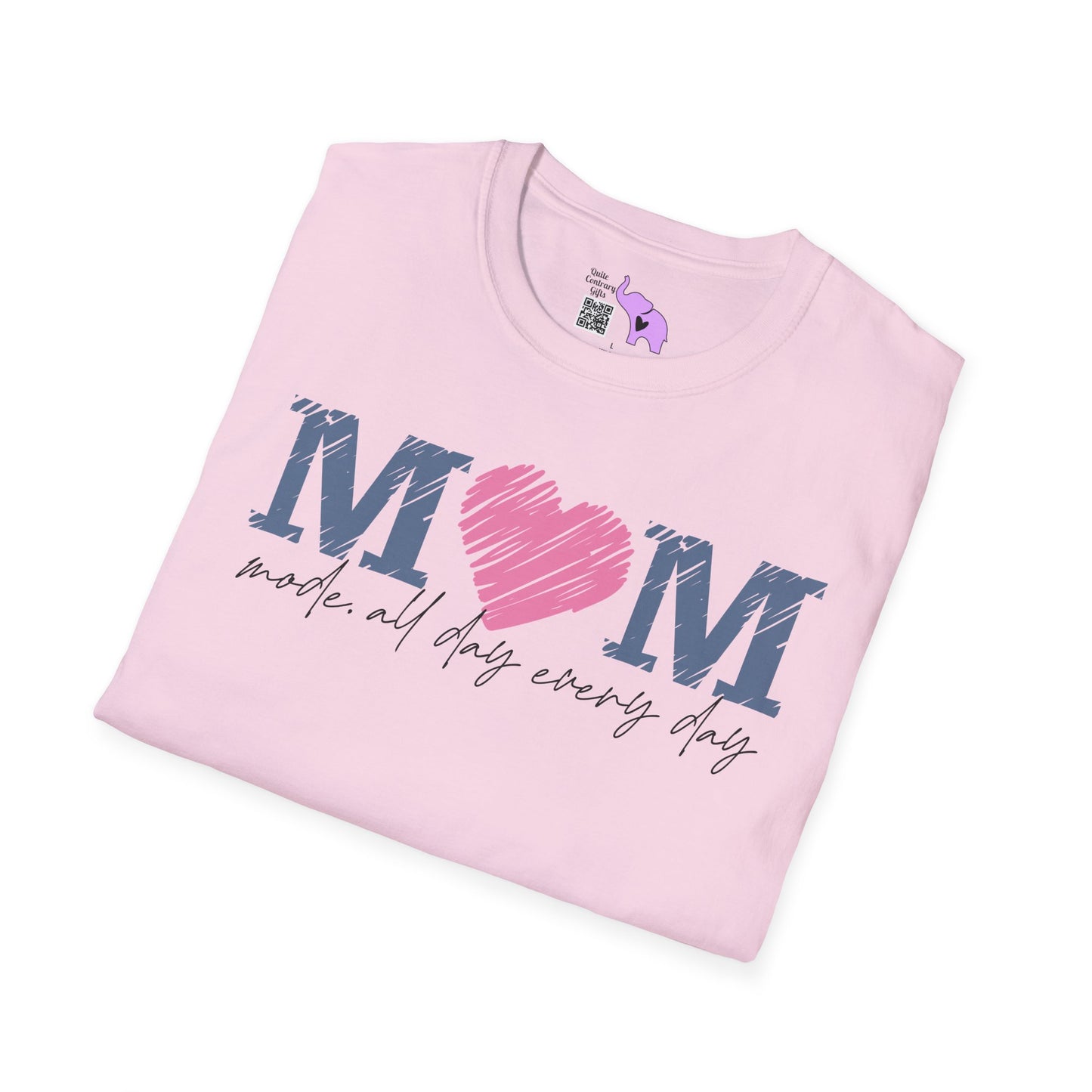 Mom Mode All Day Everyday Adult T-shirt