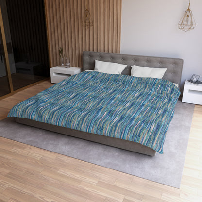 Ocean Drizzle Microfiber Duvet Cover