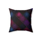 Velvet Patchwork Print Throw Pillow