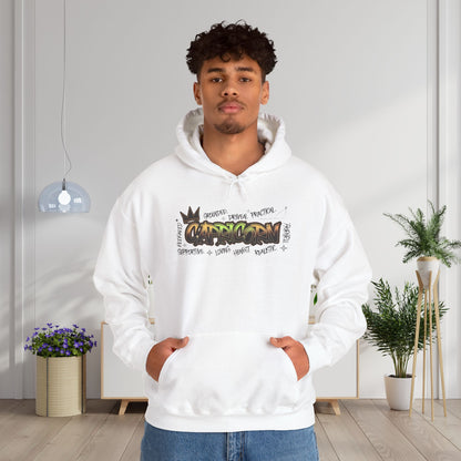 Capricorn Street Art Heavy Blend™ Hooded Sweatshirt