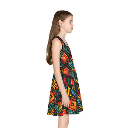 Abundance Rhythm Girls' Sleeveless Sundress