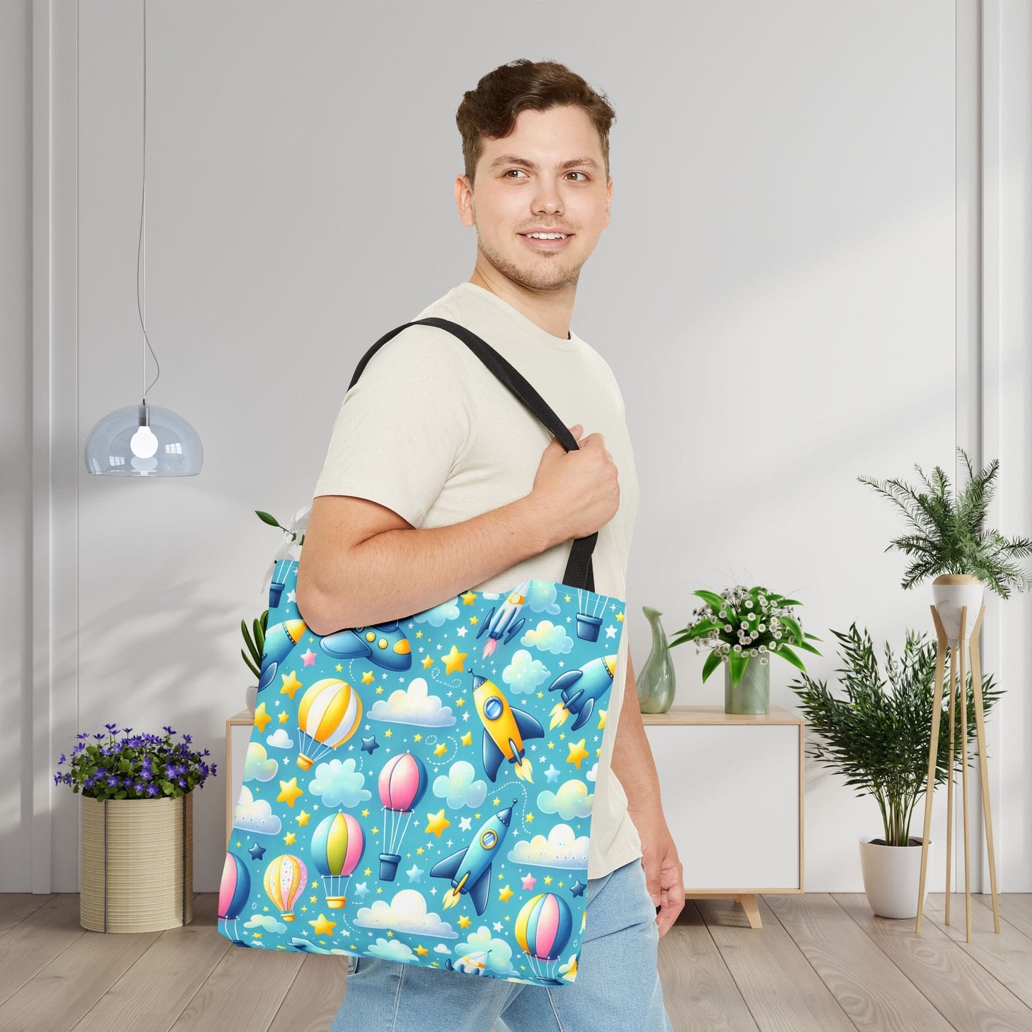 Up Up & Away Canvas Tote Bag