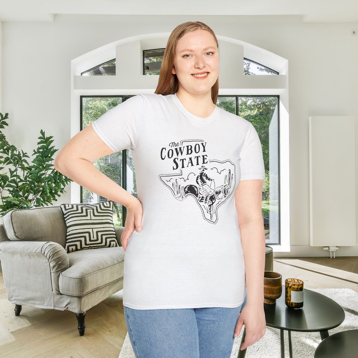 Texas The Cowboy State Adult T-shirt