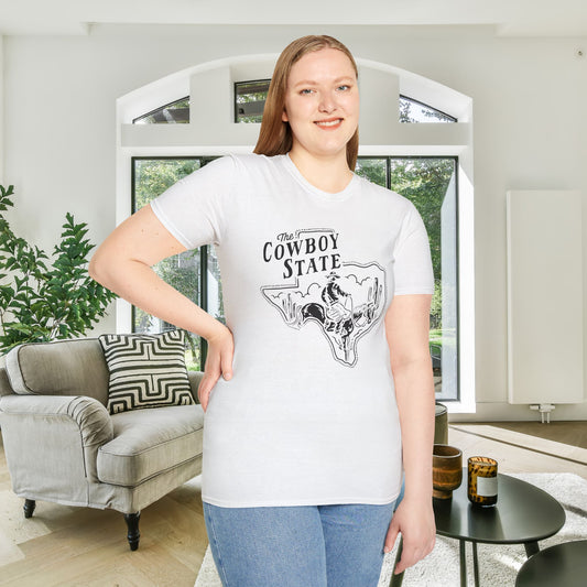 Texas The Cowboy State Adult T-shirt
