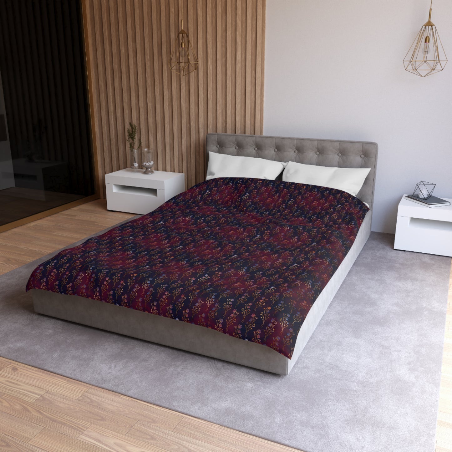 Golden Grove Midnight Duvet Bedding Set