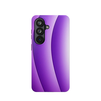 Purple Gradient Stripes MagSafe® Compatible Tough Case for iPhone