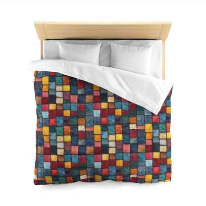 Patch Pop Microfiber Duvet Cover