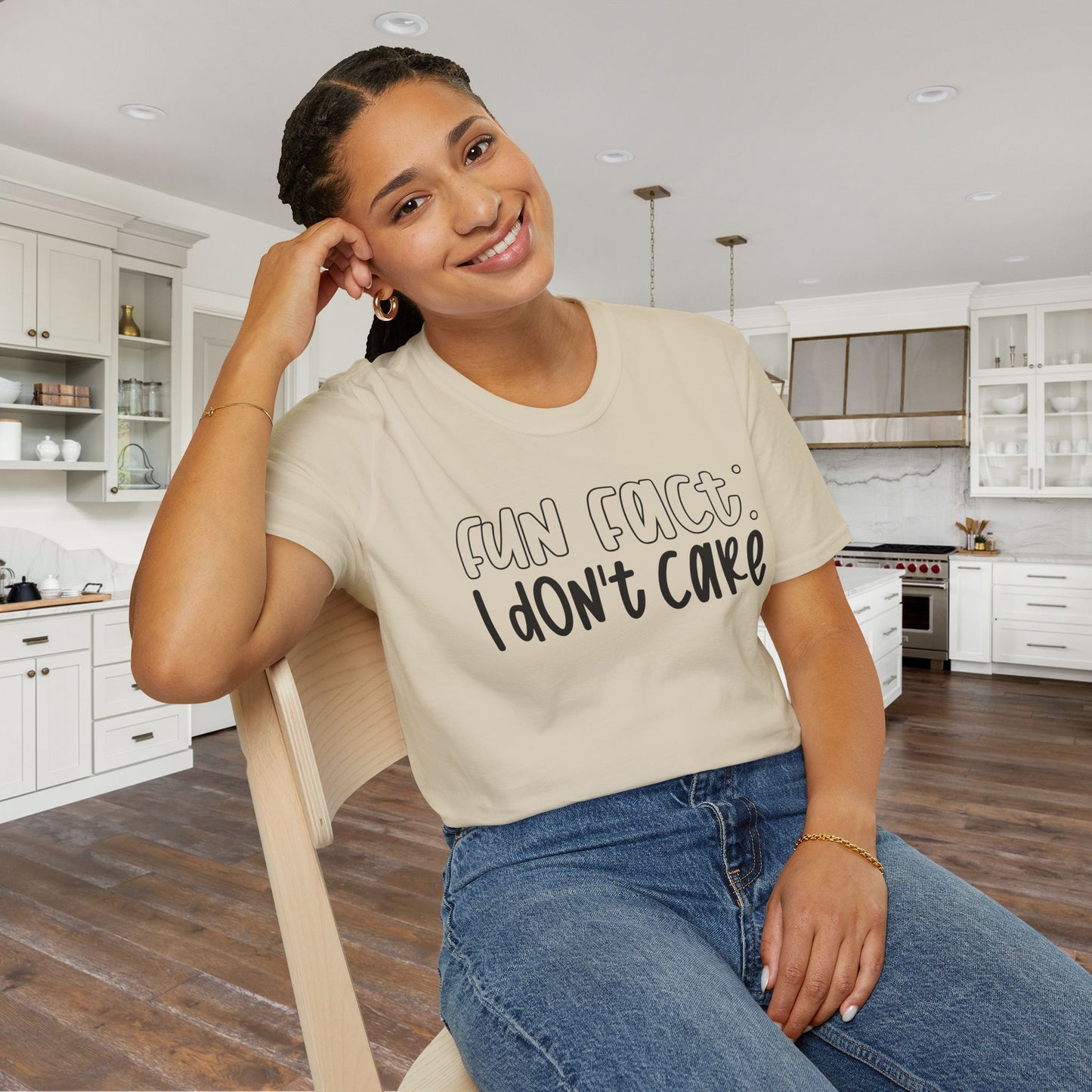 Fun Fact I Don't Care Adult T-shirt
