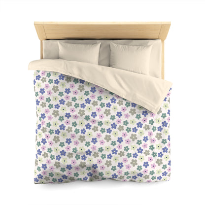 Earthbound Blooms Microfiber Duvet Cover