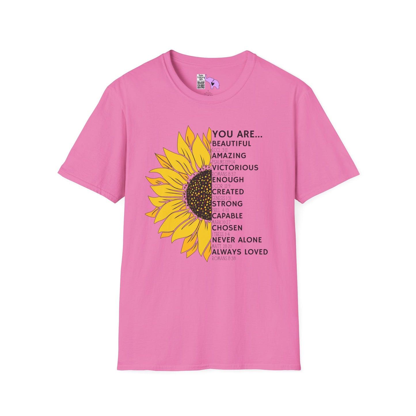 You Are... (Sunflower) Adult T-shirt