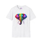 Colorful Elephant Adult T-shirt