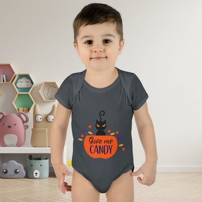 Give Me Candy Baby Rib Bodysuit