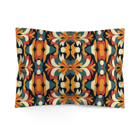 Autumn Kaleidoscope Microfiber Pillow Sham
