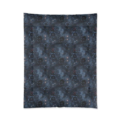 Black Roses & Vines Basic Bedding Set