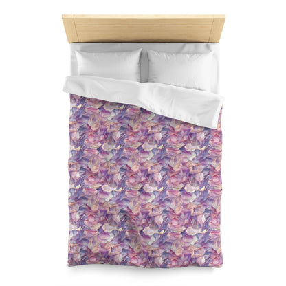 Ethereal Bloomscape Microfiber Duvet Cover