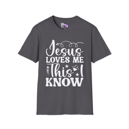 Jesus Loves Me This I Know Adult T-shirt