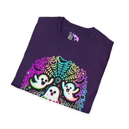 Neon Boo Adult T-shirt