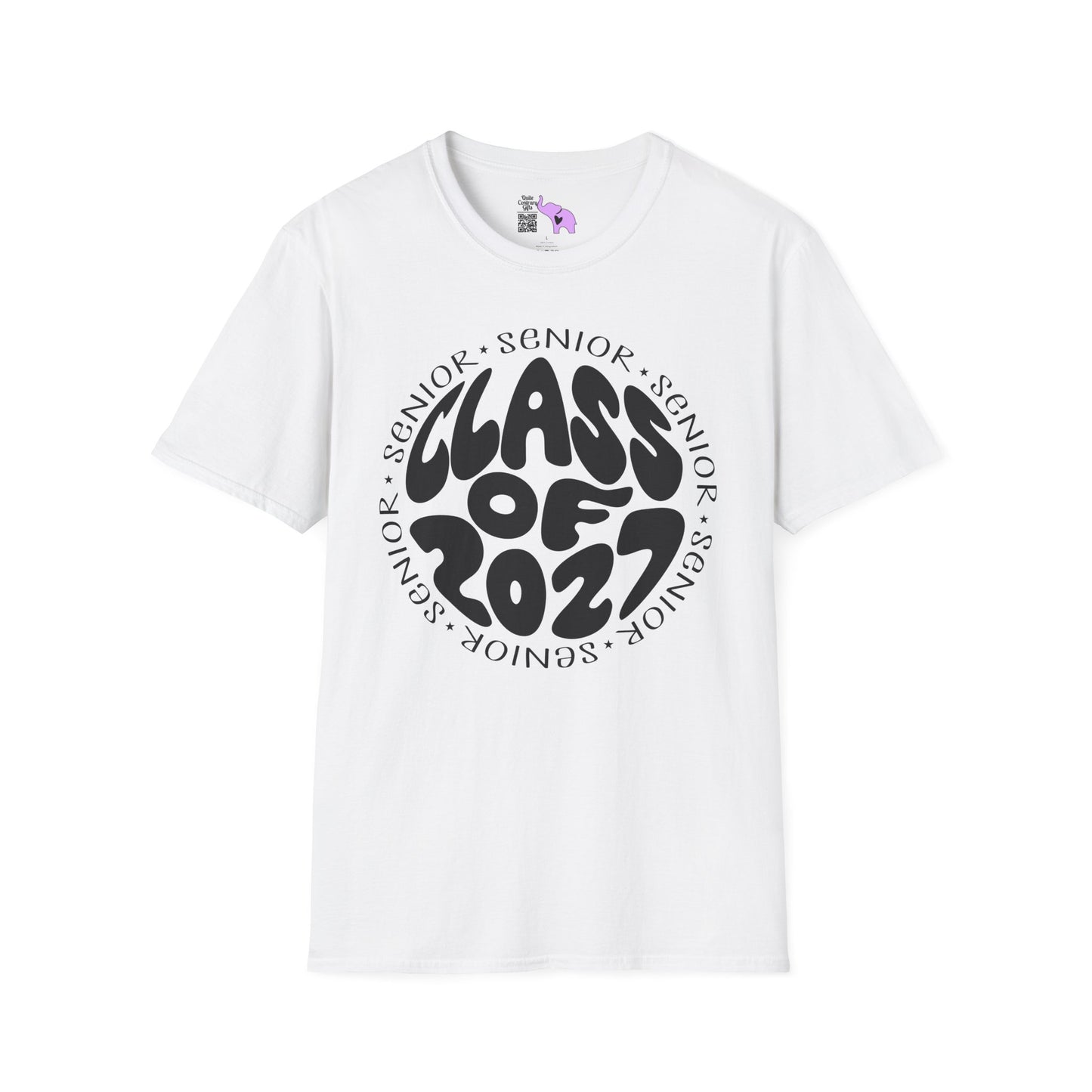 Round Senior Class of 2027 Adult T-shirt